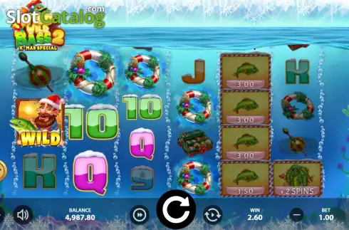 Οθόνη6. Wild Wild Bass 2 X-Mas Special Κουλοχέρης