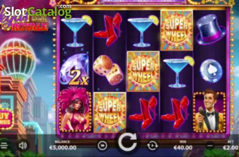 Οθόνη3. Vegas Royale Super Wheel Κουλοχέρης