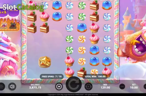 Οθόνη9. Big Sugar Bonanza Κουλοχέρης