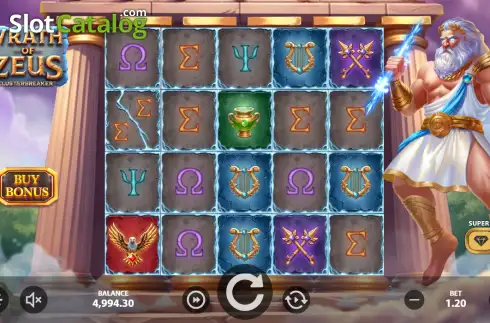 Οθόνη2. Wrath of Zeus (StakeLogic) Κουλοχέρης