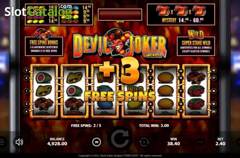 Οθόνη3. Devil Joker Jackpot Κουλοχέρης