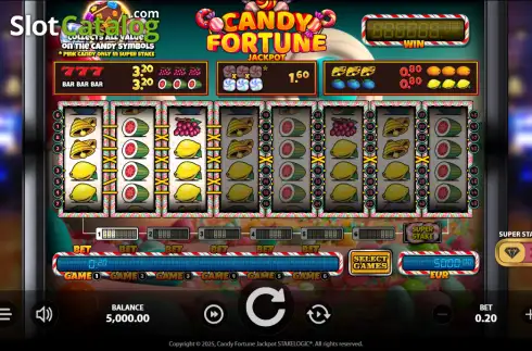 Οθόνη2. Candy Fortune Jackpot Κουλοχέρης 