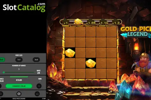 Οθόνη3. Gold Pick Legend Κουλοχέρης