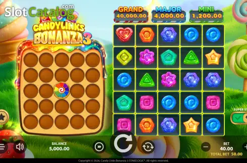 Οθόνη2. Candy Links Bonanza 3 Κουλοχέρης 