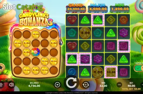 Οθόνη3. Candy Links Bonanza 3 Κουλοχέρης 