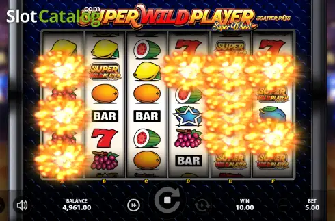 Οθόνη3. Super Wild Player Super Wheel Κουλοχέρης