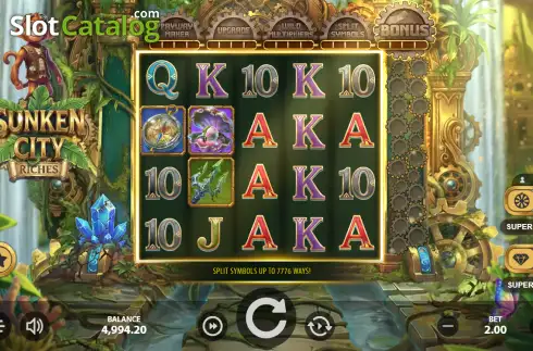 Οθόνη2. Sunken City Riches Κουλοχέρης
