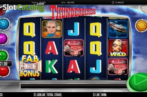 Οθόνη2. Thunderbirds (Storm Gaming) Κουλοχέρης