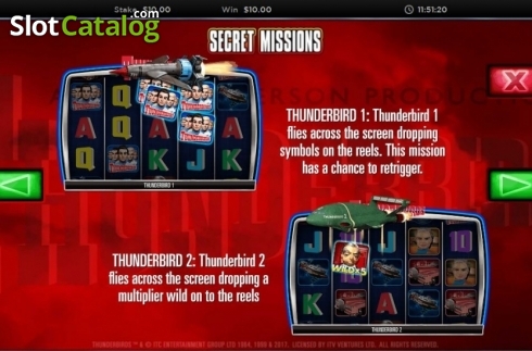 Οθόνη6. Thunderbirds (Storm Gaming) Κουλοχέρης