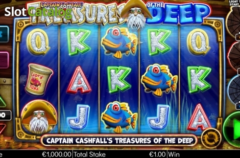 Οθόνη3. Captain Cashfall's Treasures of the Deep Κουλοχέρης