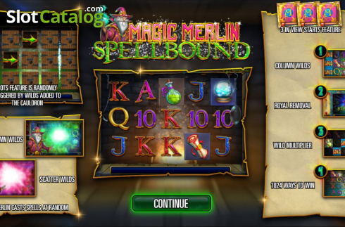 Οθόνη2. Magic Merlin: Spellbound Κουλοχέρης