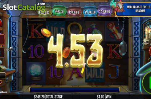 Οθόνη7. Magic Merlin: Spellbound Κουλοχέρης