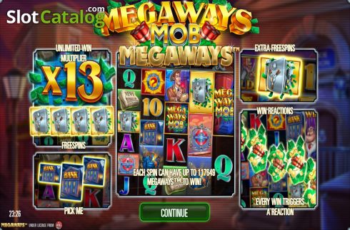 Οθόνη2. Megaways Mob Κουλοχέρης