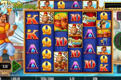 Οθόνη3. Arto & The 7 Deadly Spins Megaways Κουλοχέρης