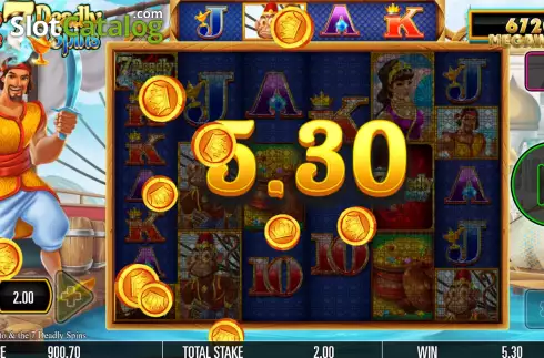 Οθόνη5. Arto & The 7 Deadly Spins Megaways Κουλοχέρης