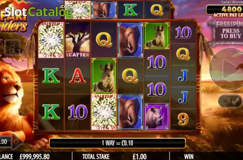 Οθόνη3. Safari Wonders Κουλοχέρης