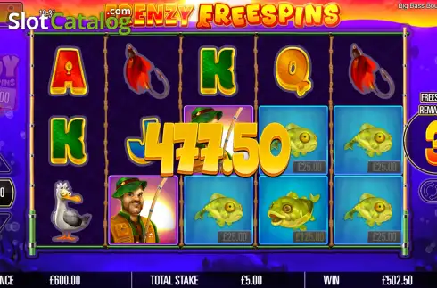 Οθόνη3. Big Bass Bounty Reels Κουλοχέρης