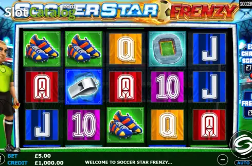 Οθόνη2. Soccer Star Frenzy Κουλοχέρης
