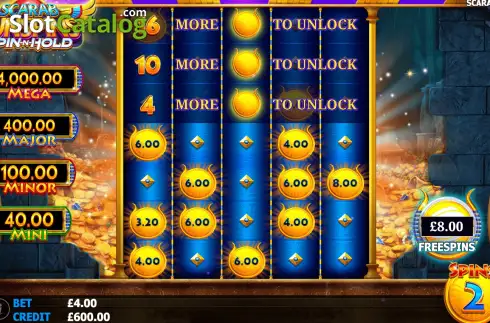 Οθόνη3. Scarab Riches 2 Κουλοχέρης
