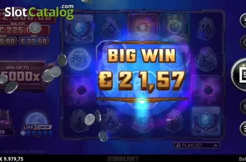 Οθόνη5. Thunderstruck Wild Lightning Κουλοχέρης