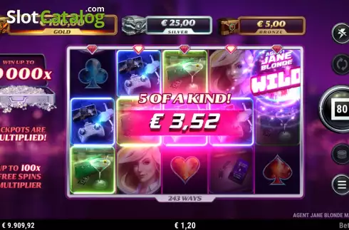 Οθόνη6. Agent Jane Blonde Max Volume Κουλοχέρης