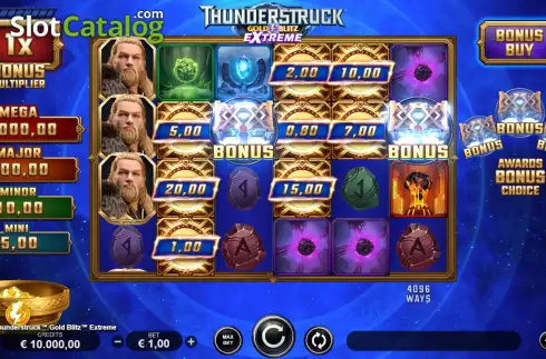 Οθόνη2. Thunderstruck Gold Blitz Extreme Κουλοχέρης