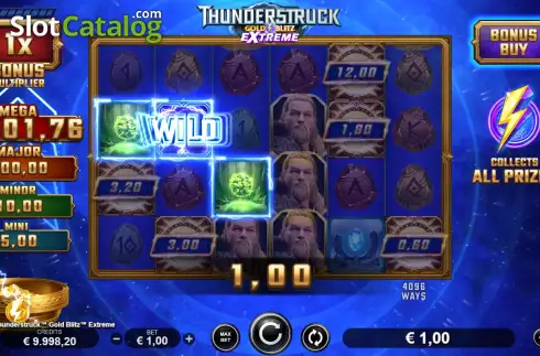Οθόνη4. Thunderstruck Gold Blitz Extreme Κουλοχέρης
