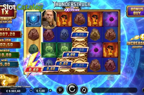 Οθόνη5. Thunderstruck Gold Blitz Extreme Κουλοχέρης