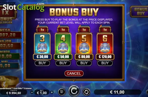 Οθόνη6. Thunderstruck Gold Blitz Extreme Κουλοχέρης