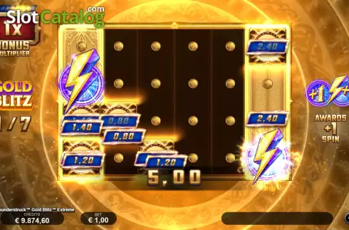 Οθόνη9. Thunderstruck Gold Blitz Extreme Κουλοχέρης