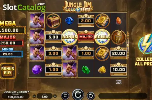 Οθόνη2. Jungle Jim Gold Blitz Κουλοχέρης