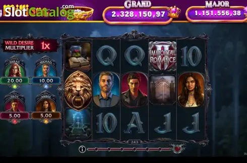 Οθόνη2. Immortal Romance 2 King Millions Κουλοχέρης 