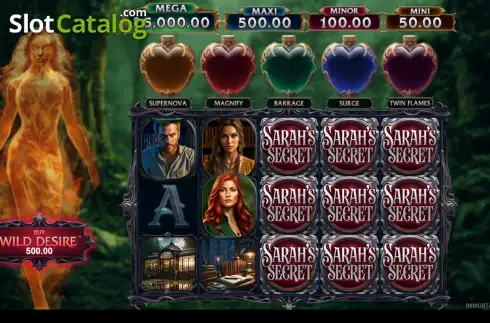 Οθόνη2. Immortal Romance Sarah’s Secret Κουλοχέρης