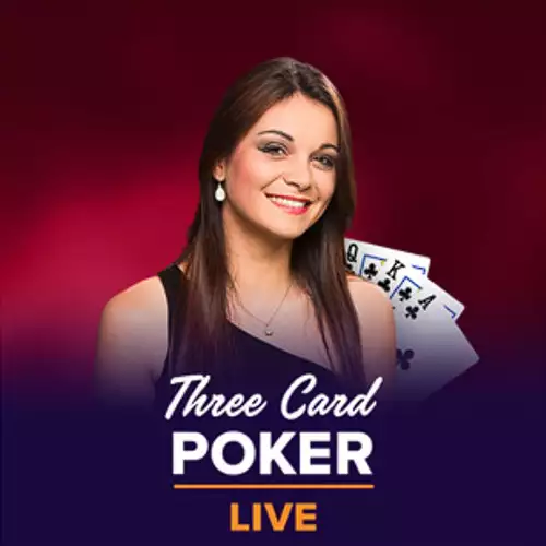Live Three Card Poker Λογότυπο