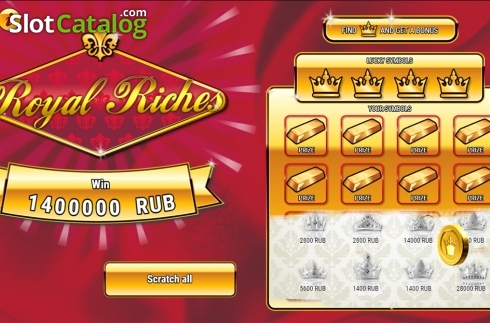Οθόνη3. Royal Riches Κουλοχέρης