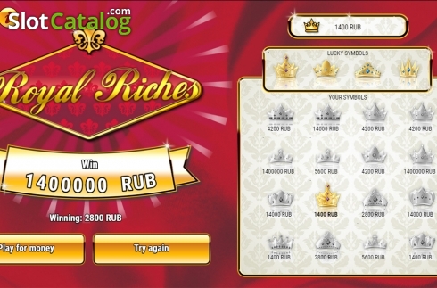 Οθόνη4. Royal Riches Κουλοχέρης