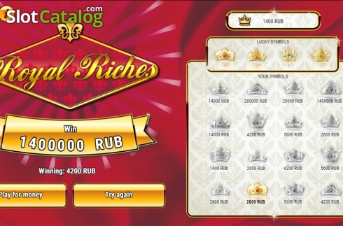 Οθόνη6. Royal Riches Κουλοχέρης