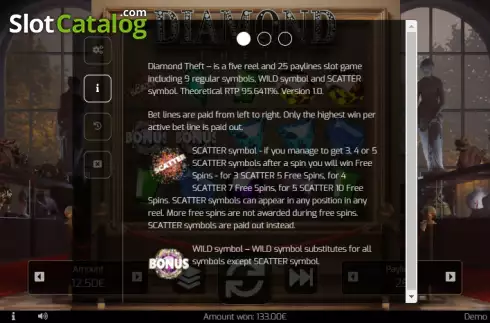 Οθόνη5. Diamond Theft Κουλοχέρης
