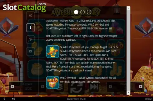 Οθόνη5. Awesome Money Slot Κουλοχέρης 