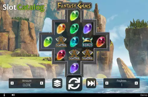 Οθόνη2. Fantasy Gems Κουλοχέρης
