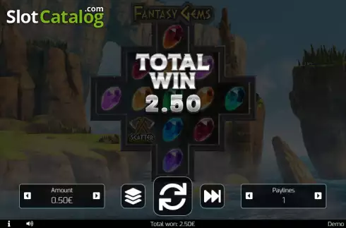 Οθόνη3. Fantasy Gems Κουλοχέρης