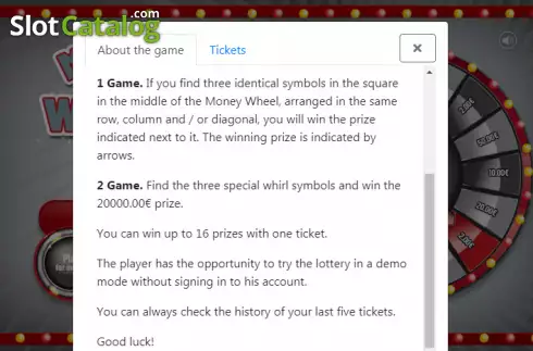 Οθόνη5. Money Wheel (SuperlottoTV) Κουλοχέρης