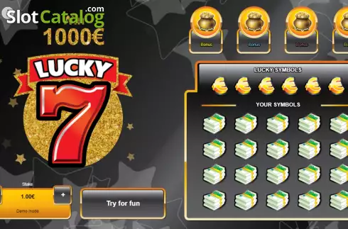 Οθόνη2. Lucky 7 (SuperlottoTV) Κουλοχέρης