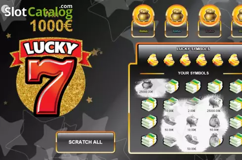Οθόνη3. Lucky 7 (SuperlottoTV) Κουλοχέρης
