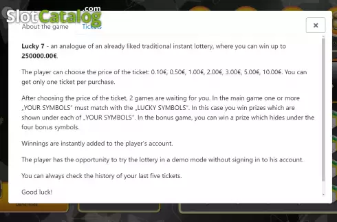 Οθόνη6. Lucky 7 (SuperlottoTV) Κουλοχέρης