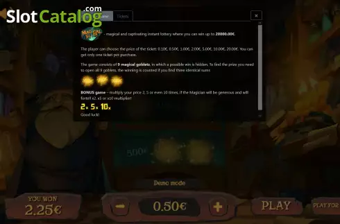 Οθόνη5. Magical Elixir Κουλοχέρης