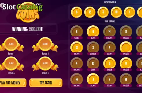 Οθόνη4. Lucky Coins (SuperlottoTV) Κουλοχέρης