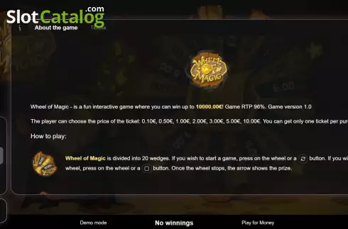 Οθόνη5. Wheel of Magic Κουλοχέρης