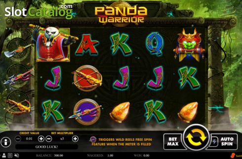 Οθόνη3. Panda Warrior (Swintt) Κουλοχέρης