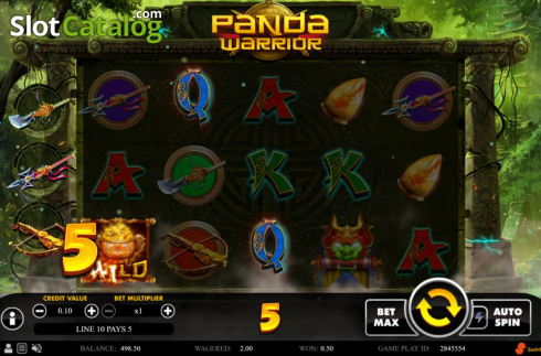 Οθόνη4. Panda Warrior (Swintt) Κουλοχέρης